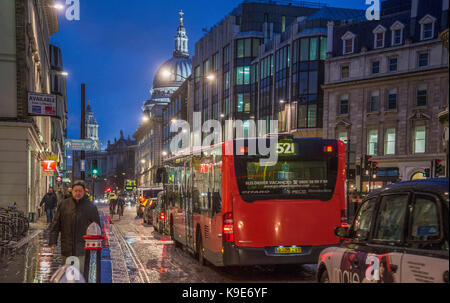 Cattedrale di San Paolo, King William Street, Londra, Gran Bretagna Foto Stock