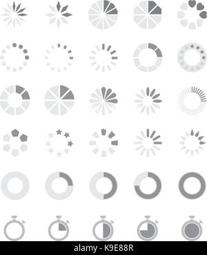 Icona preloader Illustrazione Vettoriale