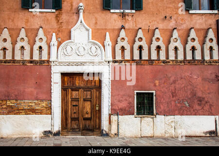 Facciata a venezia, Italia Foto Stock