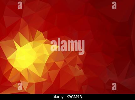 Abstract rosso sfondo geometrica Illustrazione Vettoriale