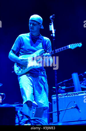 Las Vegas, Nevada - Settembre 22, 2017 - Leggermente Stoopid esegue per una grande folla a la vita è bella festival in Downtown Las Vegas - Photo credit: Ken Howard/Alamy Live News Foto Stock