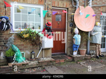 Clophill, UK. 23 Sep, 2017. clophill village spaventapasseri festival, clophill, Bedfordshire, Regno Unito il 23 settembre 2017 credit: keith mayhew/alamy live news Foto Stock