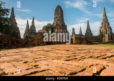 Wat Chaiwatthanaram, Ayutthaya, Thailandia Foto Stock