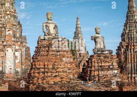 Wat Chaiwatthanaram, Ayutthaya, Thailandia Foto Stock