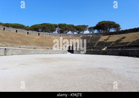 I resti archeologici di Pompei dimostra la natura della capacità di distruggere e di preservare. Foto Stock