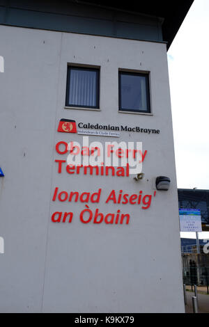 Oban Ferry Terminal - oban - Scozia uk Foto Stock