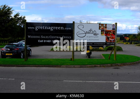 Gretna Green - Scozia Foto Stock