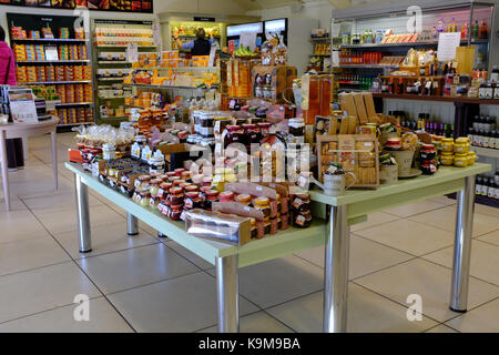 Foodhall a Gretna Green - Scozia Foto Stock