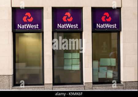 National Westminster Bank, sapere come natwest è un grande regno unito in base a pieno servizio banca retail ed è parte della Royal Bank of Scotland Group Foto Stock