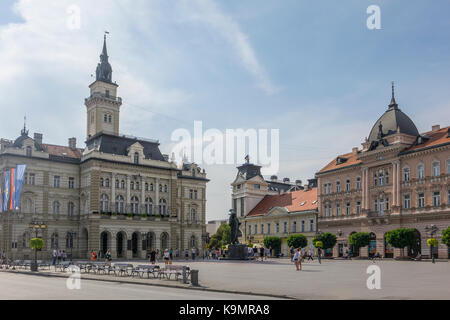 La Serbia, Novi Sad, piazza della Libertà Foto Stock