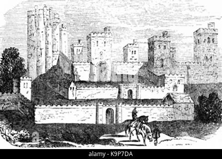 P442 Pontefract Castle Foto Stock