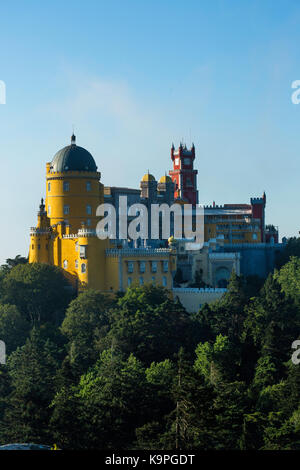 Vista dal Palácio da Pena Foto Stock