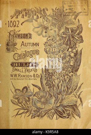 Rawson autunno del catalogo delle lampadine e piccoli frutti (16459081908) Foto Stock