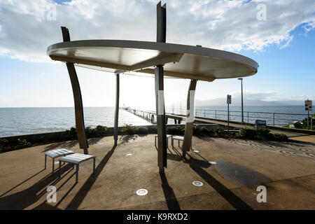 Vista di Cardwell Jetty, estremo Nord Queensland, FNQ, QLD, Australia Foto Stock