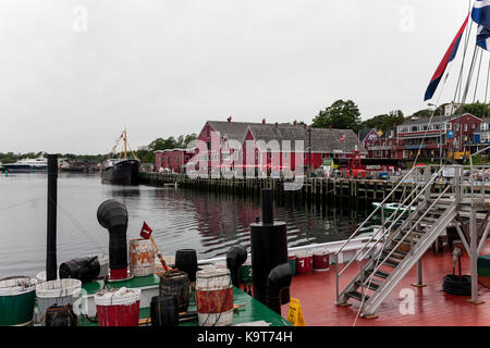 Fondata nel 1753 lunenburg, Nova Scotia, Canada è designato come sito patrimonio mondiale dell'UNESCO, il sito storico nazionale del Canada. Foto Stock