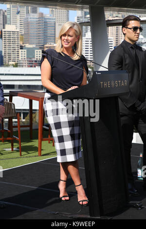 Sydney, Australia. 22 settembre 2017. Nella foto: Samanthan Armytage. Canale 7 Sunrise Presenter Samantha Armytage ha ospitato la presentazione dell'Everest, Foto Stock