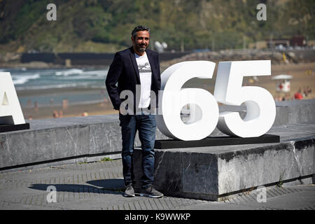 Éric toledano a photocall di 'le sens de la fête' durante il sessantacinquesimo san sebastian film festival di san sebastian, Spagna, domenica 24 settembre, 2017. Credito: gtres información más comuniación sulla linea, s.l./alamy live news Foto Stock