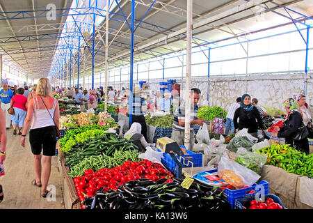 Fethiye Market Provincia di Mugla, Costa Turca dell'Egeo, Turchia Foto Stock