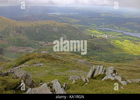 Il vecchio uomo Coniston Foto Stock