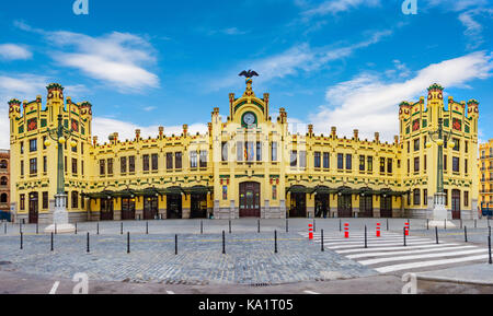 Stazione centrale, plaza de toros, valencia, Spagna Foto Stock