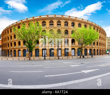 Bullring arena plaza de toros a Valencia Foto Stock