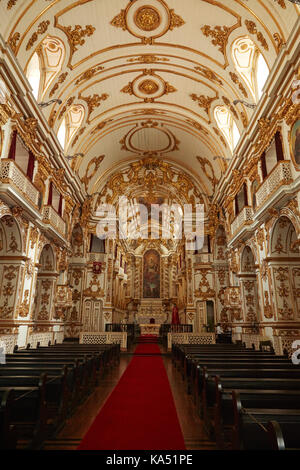 Interno della Chiesa di nostra Signora della vecchia Cattedrale di Carmo (1761), Centro, Rio de Janeiro, Brasile, Sud America Foto Stock