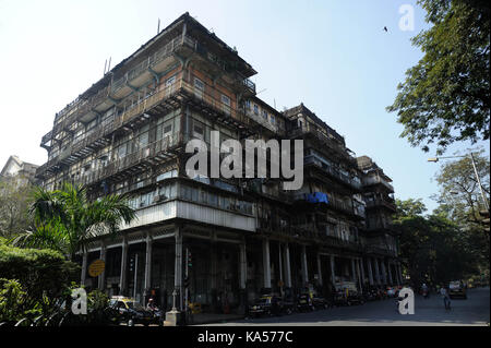 Esplanade Mansion, Watson's Hotel, Kala Ghoda, Bombay, Mumbai, Maharashtra, India, Asia Foto Stock