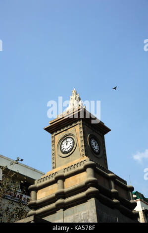 Bomonjee hormarjee wadia perin clock tower, Mumbai, Maharashtra, India, Asia Foto Stock