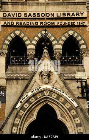 David sassoon biblioteca, Mumbai, Maharashtra, India, Asia Foto Stock