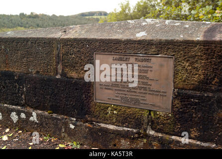 Lambley Viaduct attraversando il sud del fiume Tyne nel Northumberland / Sud Tyne Trail Foto Stock