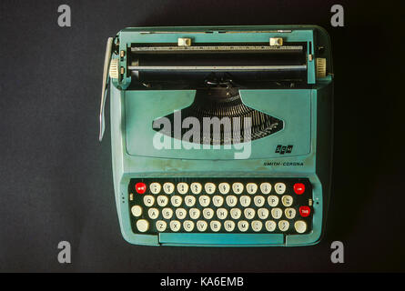 Vecchio vintage smith corona typewriter, India, Asia - stp 258969 Foto Stock