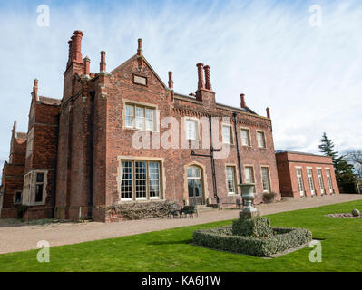 Hodsock Priory, Blyth, Nottinghamshire, Inghilterra, Regno Unito. Foto Stock