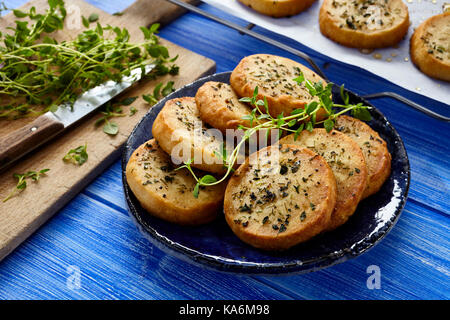 Miele e formaggi di capra i cookie Foto Stock