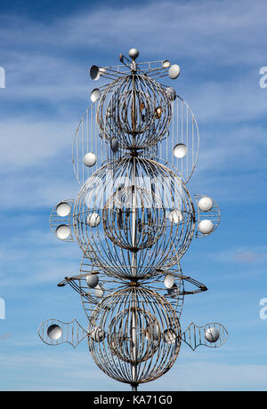 César Manrique vento scultura mobile a Tahiche, Lanzarote, Isole Canarie, Spagna Foto Stock