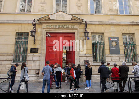 Henri IV college a Parigi, Francia Foto Stock