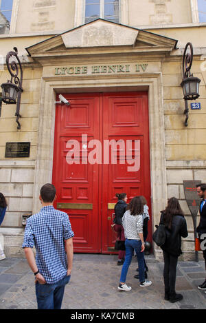 Henri IV college a Parigi, Francia Foto Stock