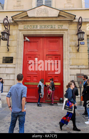 Henri IV college a Parigi, Francia Foto Stock