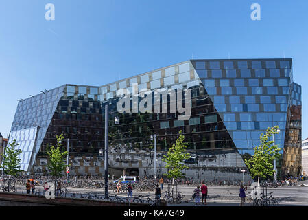 Nuova Biblioteca Universitaria, Friburgo in Breisgau, Baden-Württemberg, Germania Foto Stock