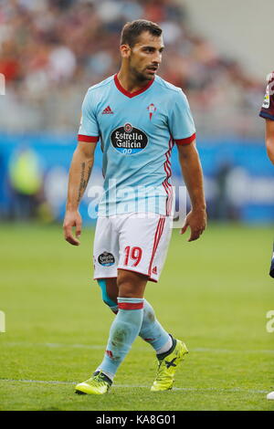 Jonny castro (CELTA), Settembre 24, 2017 - CALCIO : spagnolo "la liga santander" corrispondono tra sd eibar 0-4 celta de Vigo al Estadio Municipal de ipurua in Eibar, Spagna. (Foto di mutsu kawamori/aflo) [3604] Foto Stock