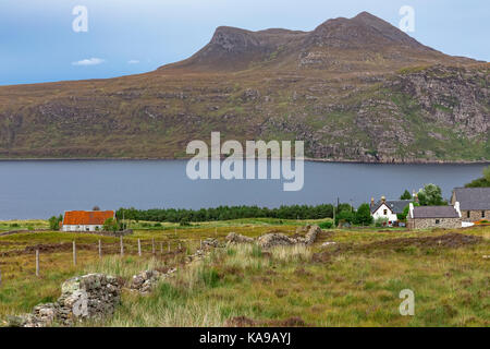 Little Loch Broon, Highlands, Scozia, Regno Unito Foto Stock