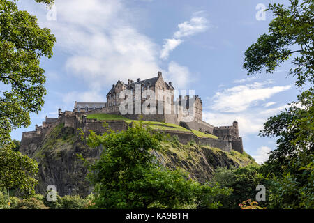 Il Castello di Edimburgo, Lothian, Scozia, Regno Unito