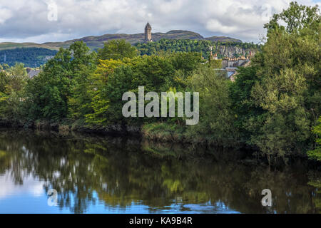 Wallace Monument, Stirling, Falkirk, Scozia, Regno Unito Foto Stock