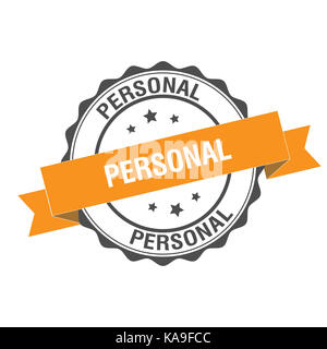 Timbro personale illustrazione Foto Stock