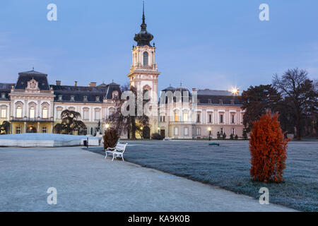 Il festetics castello barocco di Keszthely, Ungheria Foto Stock