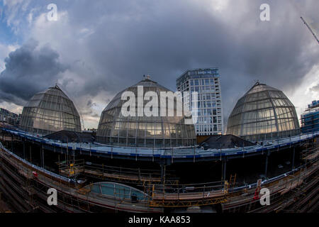 Chelsea Design Centre di Londra al tramonto Foto Stock