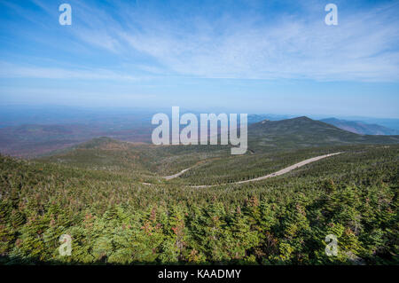 Viste Whiteface Veterans Memorial Highway Foto Stock