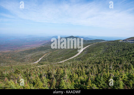 Viste Whiteface Veterans Memorial Highway Foto Stock