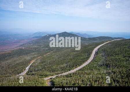 Viste Whiteface Veterans Memorial Highway Foto Stock