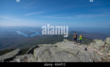 Viste dal sentiero whiteface mountain Foto Stock