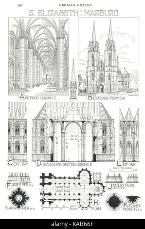 Santa Elisabetta (Marburg) 590 Foto Stock